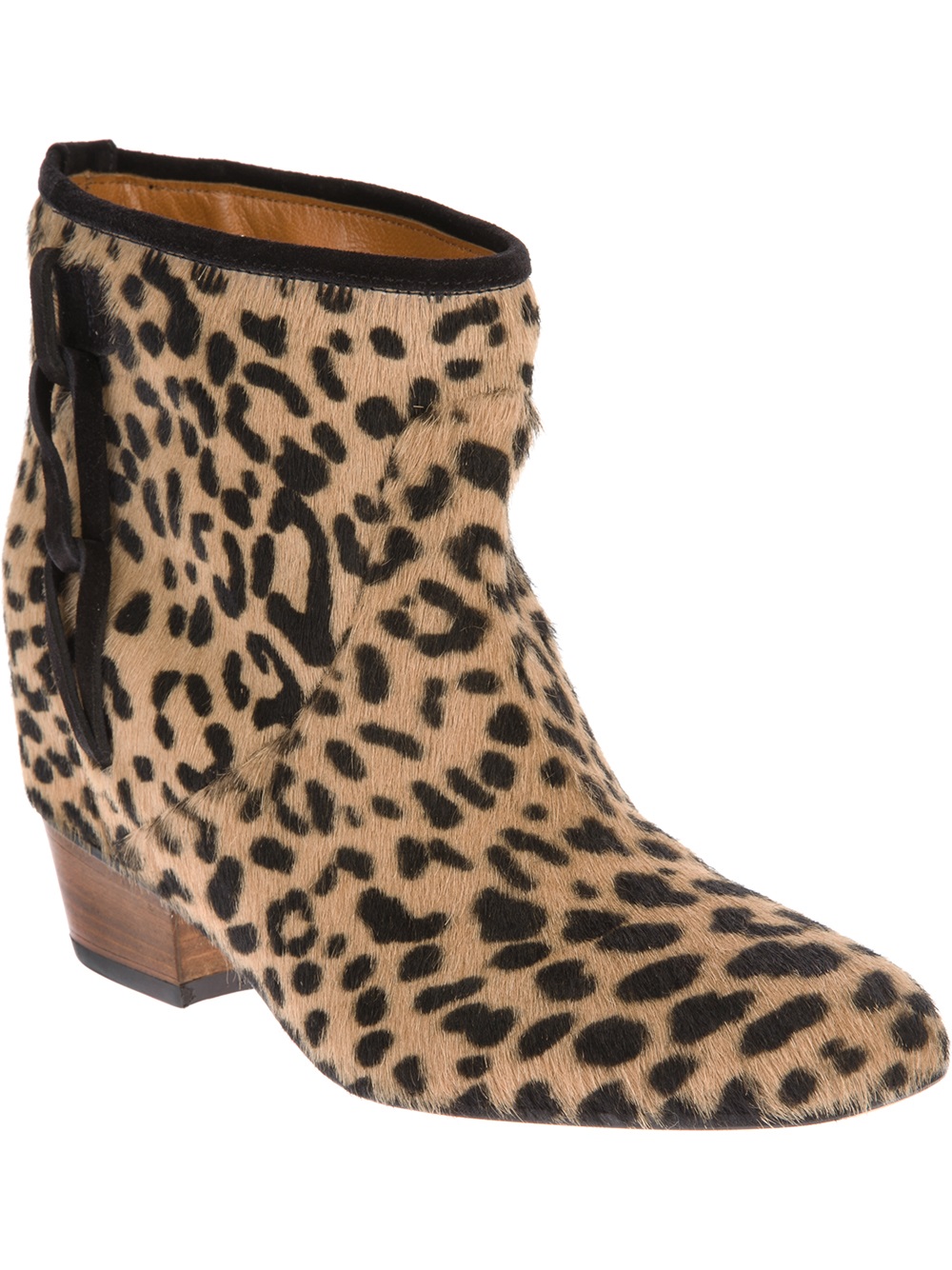 golden goose leopard boots