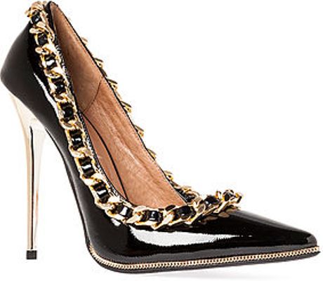 Jeffrey Campbell The Beloved Chain Shoe in Black | Lyst