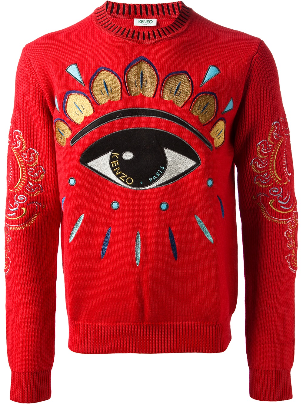 kenzo paris red sweater