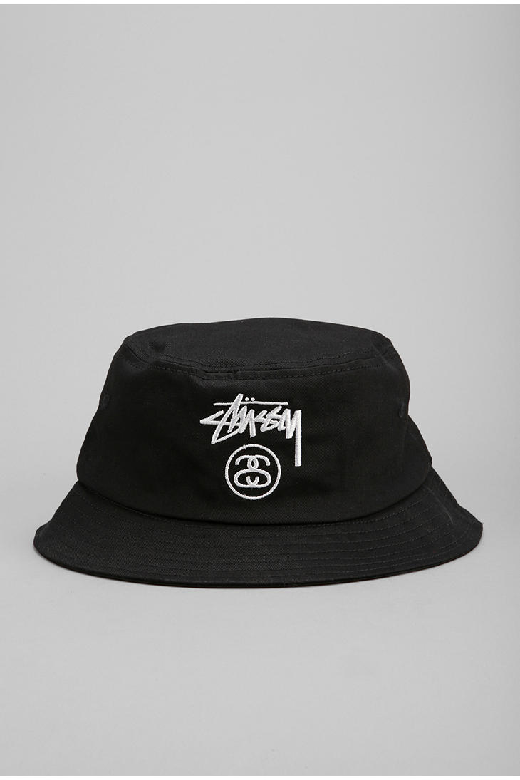 Urban Outfitters Stussy Classic Bucket Hat in Black for Men Lyst