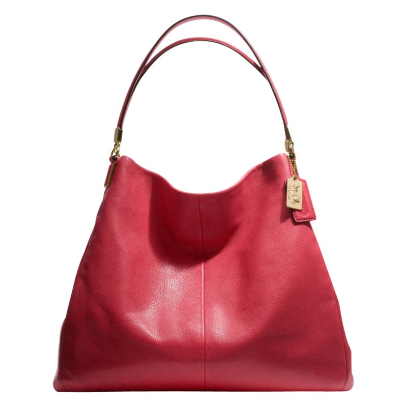 Coach Madison Phoebe Hobo Bag in Red (Scarlet) | Lyst