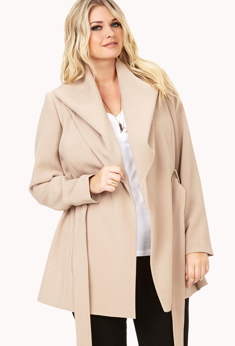 buy \u003e forever 21 plus size winter coats 