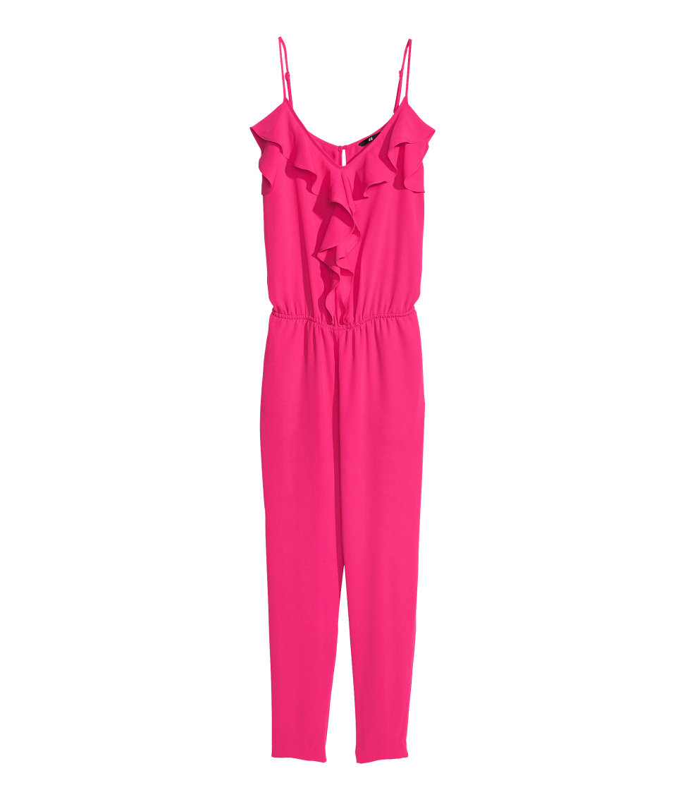 h&m pink jumpsuit