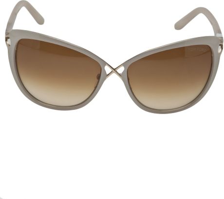 Tom ford white sunglasses #6