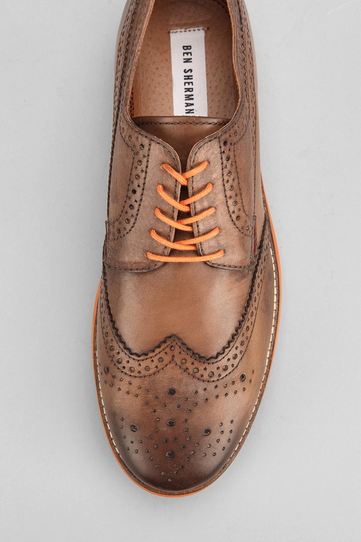 ben sherman tan brogues