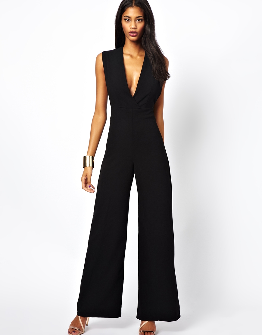 wide leg jumpsuit with boots