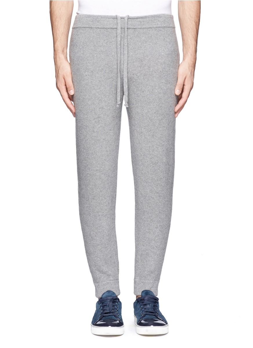 mens cashmere sweatsuit