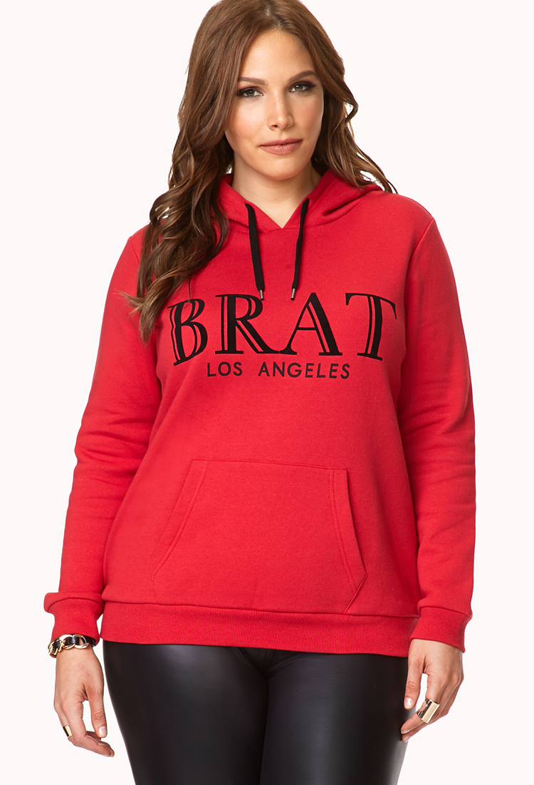 forever 21 red sweatshirt