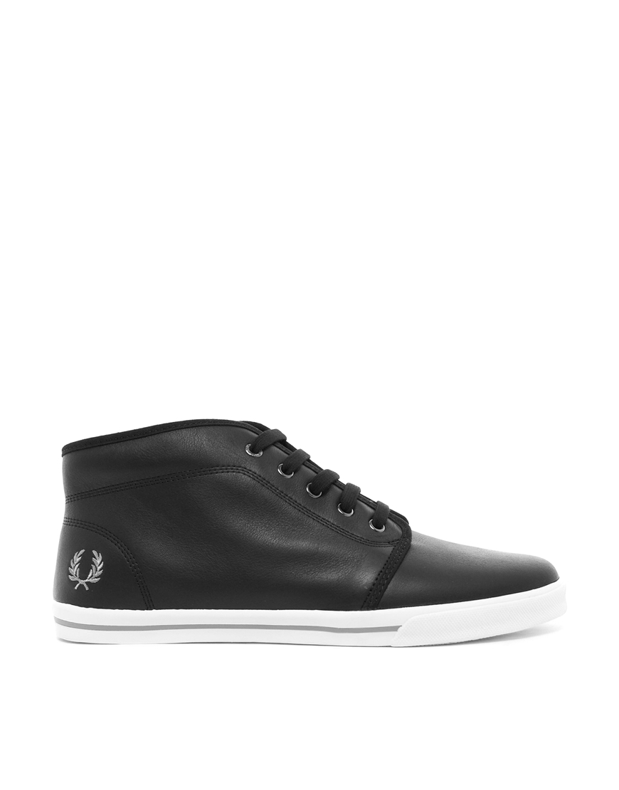 Lyst - Fred Perry Fletcher Chukka Boots in Black for Men
