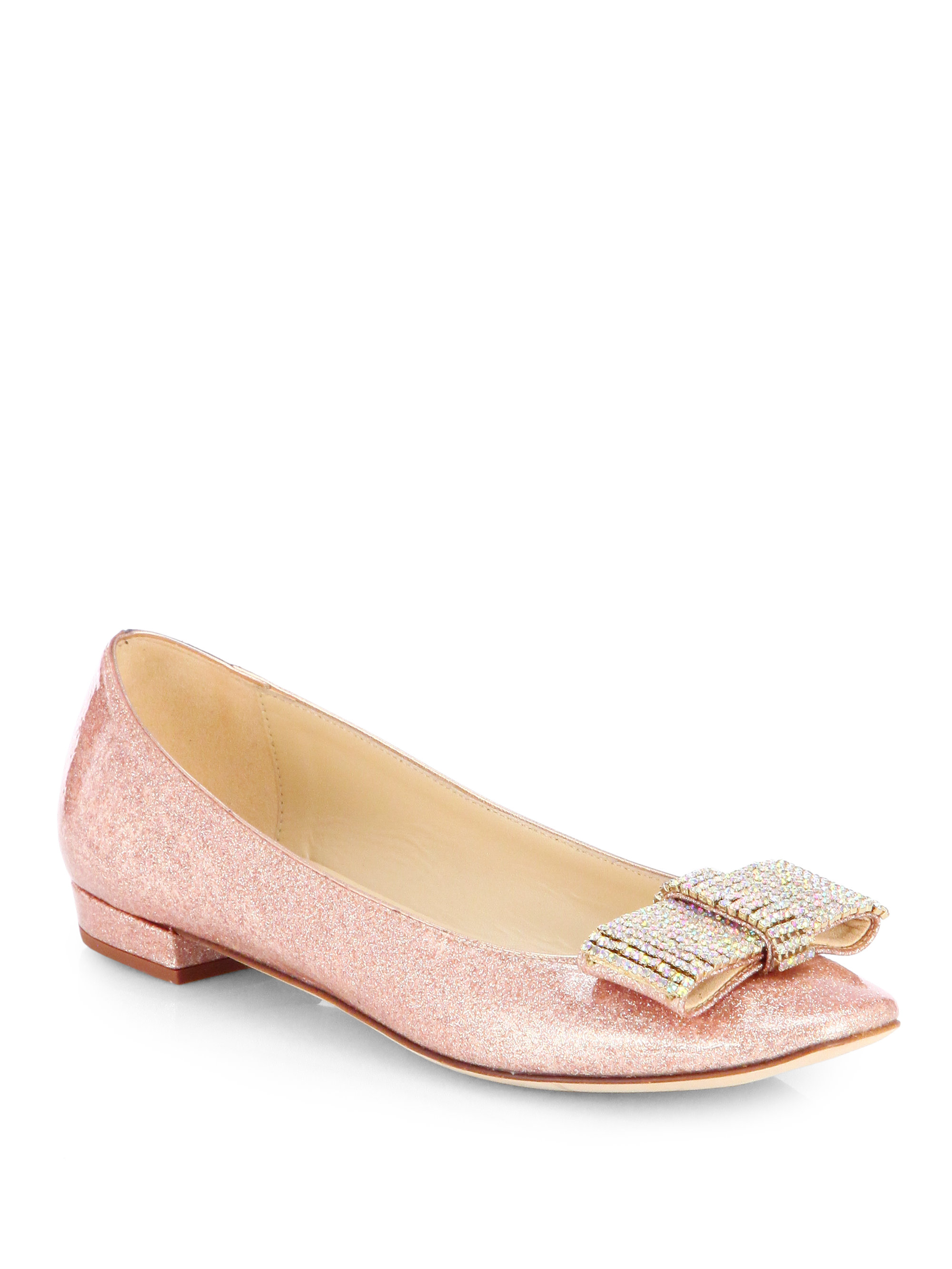 kate spade glitter flats