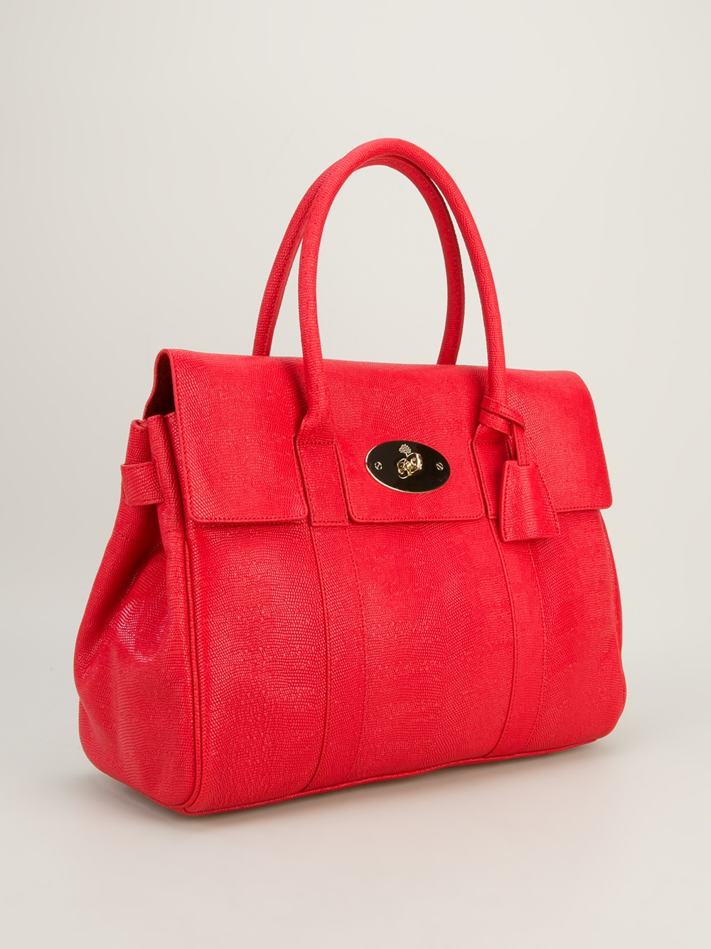 Mulberry Bayswater Tote Bag in Red Lyst