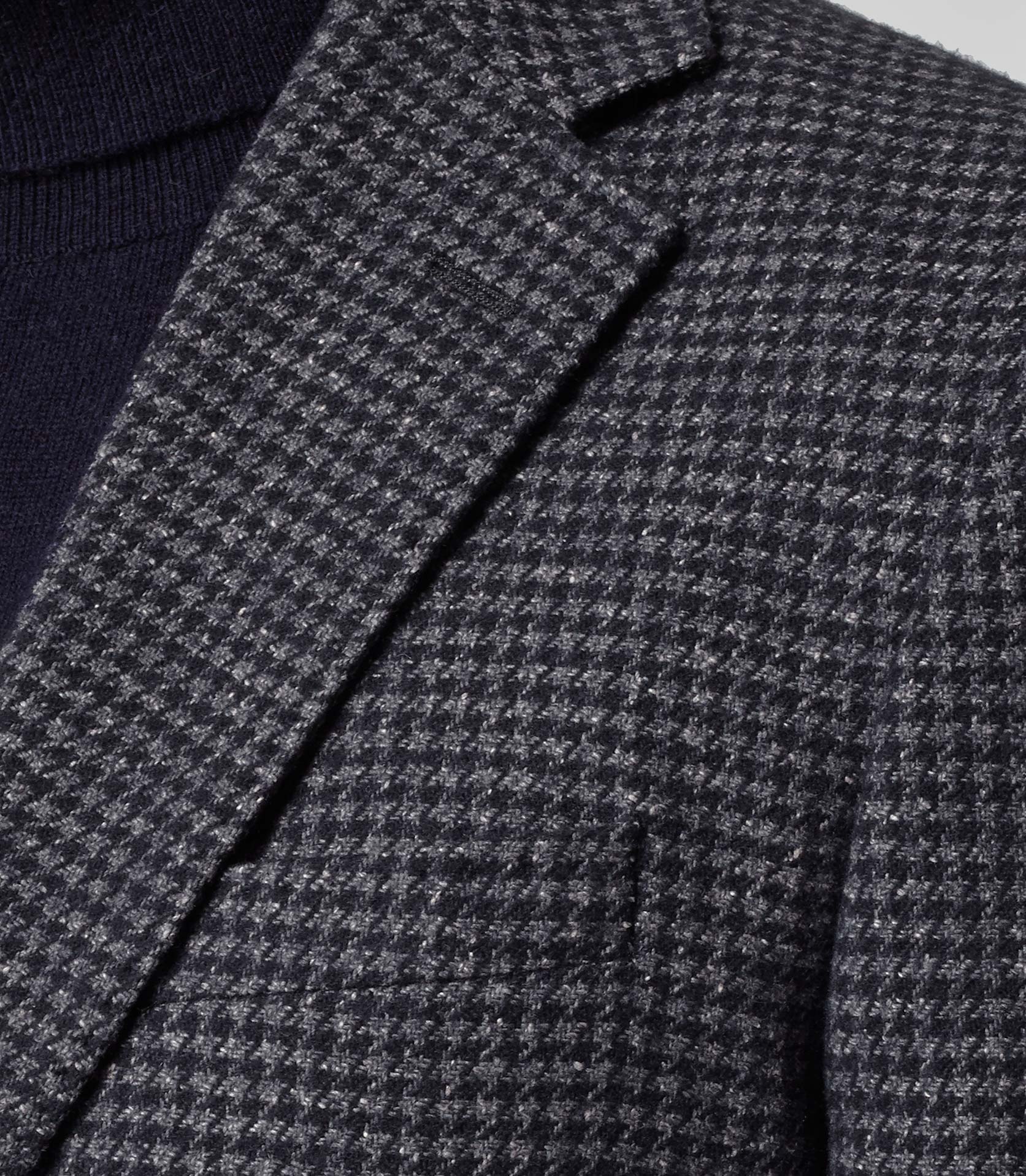 Reiss Sonoma Houndstooth Check Blazer in Navy (Gray) for Men - Lyst