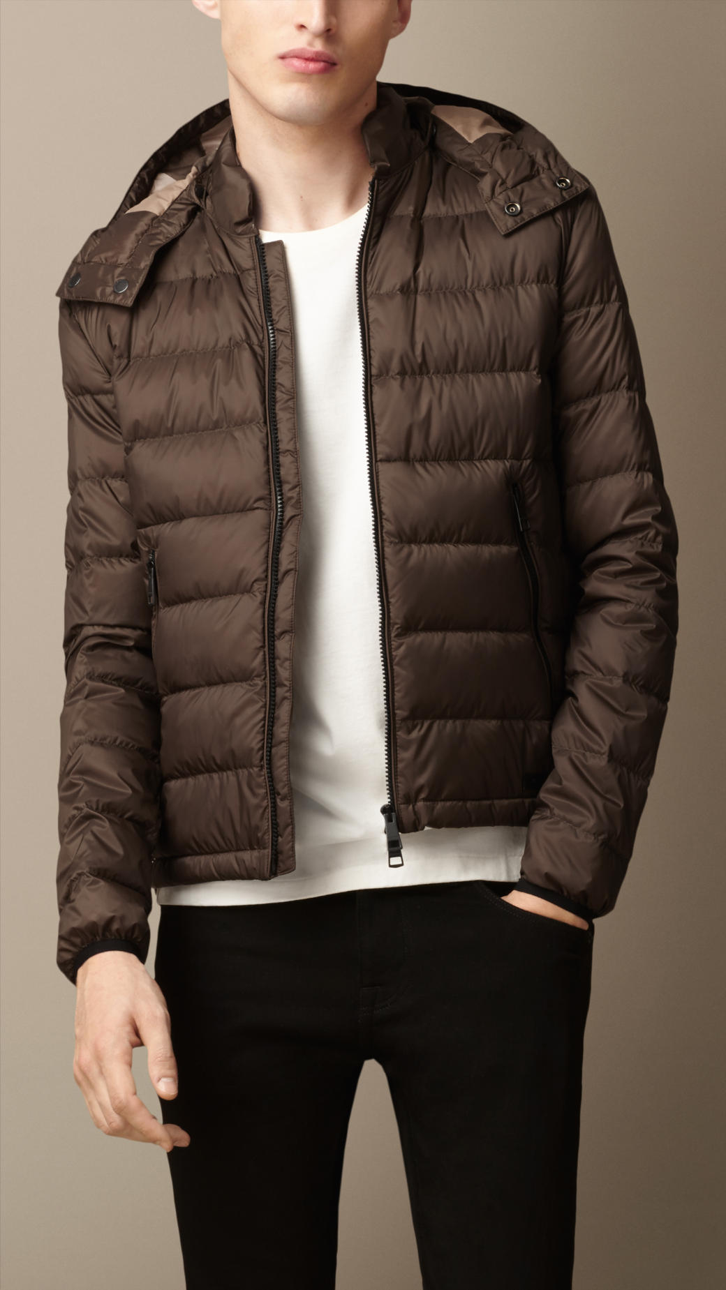 burberry vest mens brown