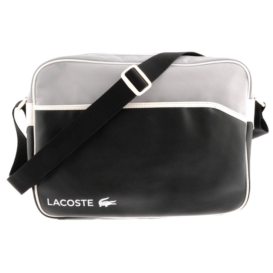 Lyst Lacoste Airline Bag Ash In Black For Men Gallery