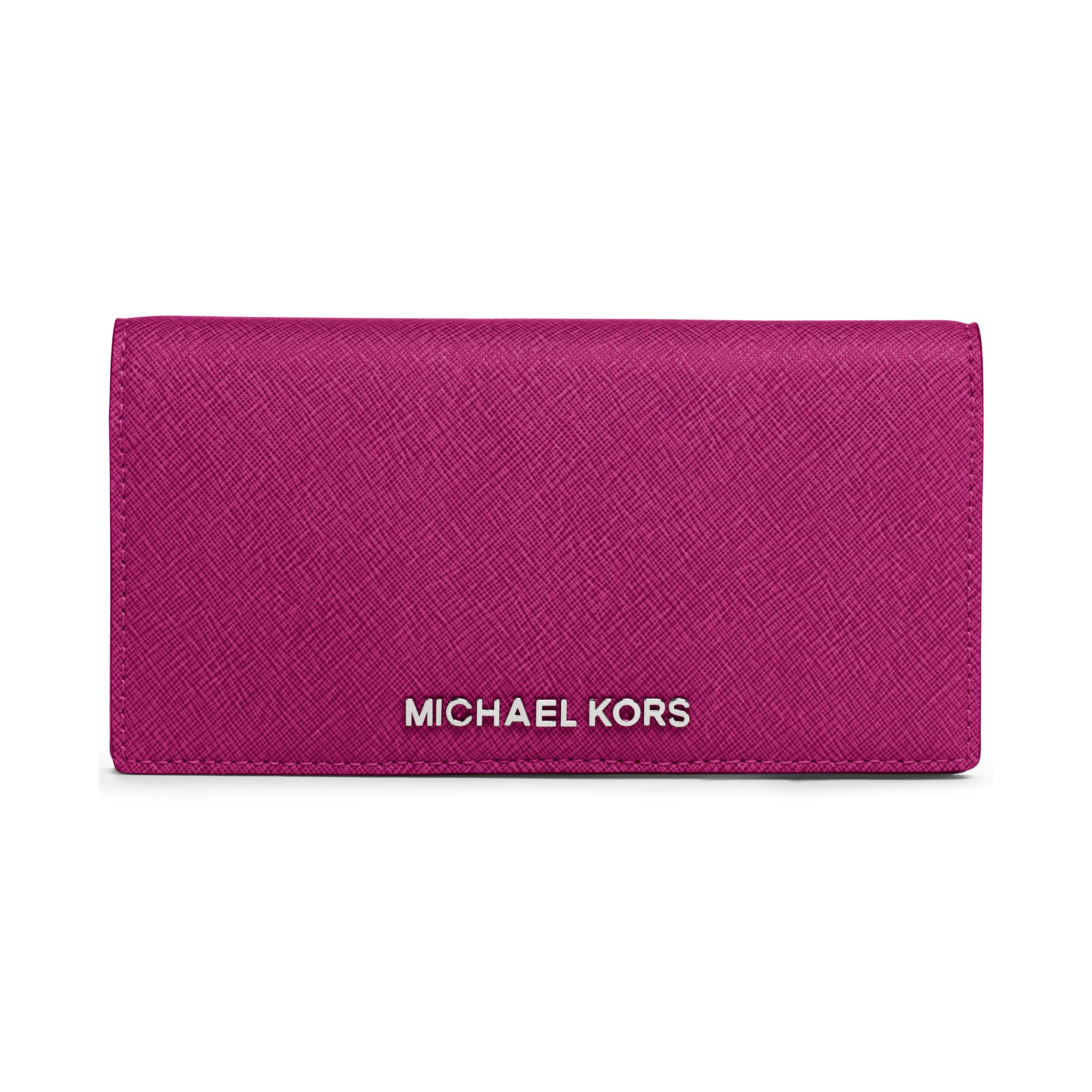 Lyst - Michael kors Wallet in Purple