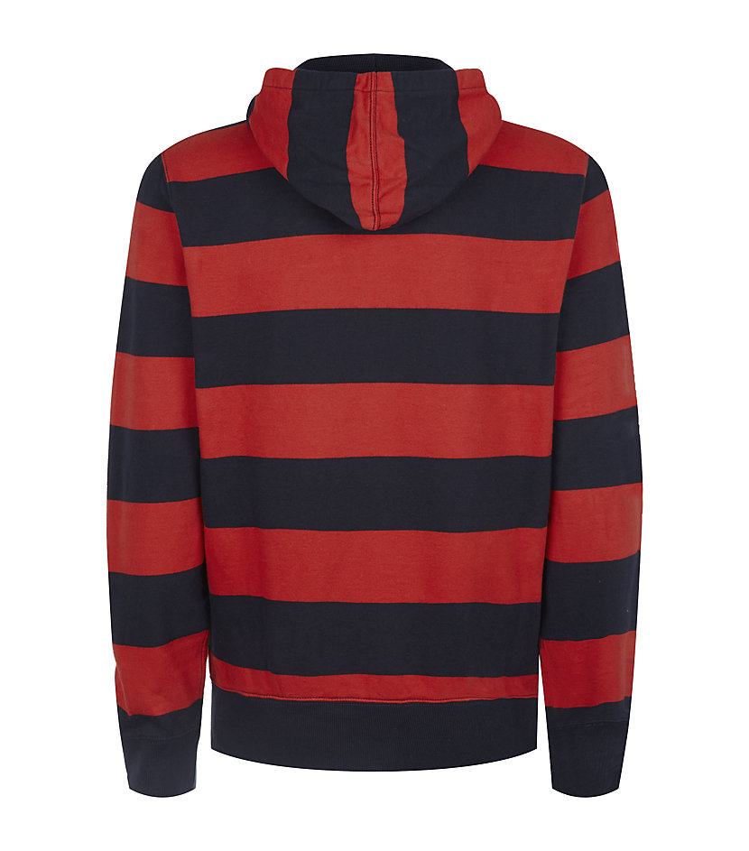 Polo ralph lauren Hooded Rugby Shirt in Red for Men Lyst