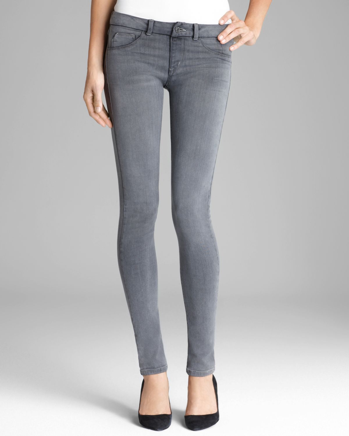 Sold Design Lab Jeans 360 Pull On Skinny in Grey in Gray (Bg8) | Lyst