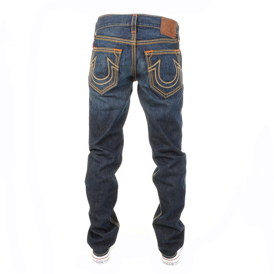 True Religion Denim Geno Slim Straight Jeans in Blue for Men Lyst