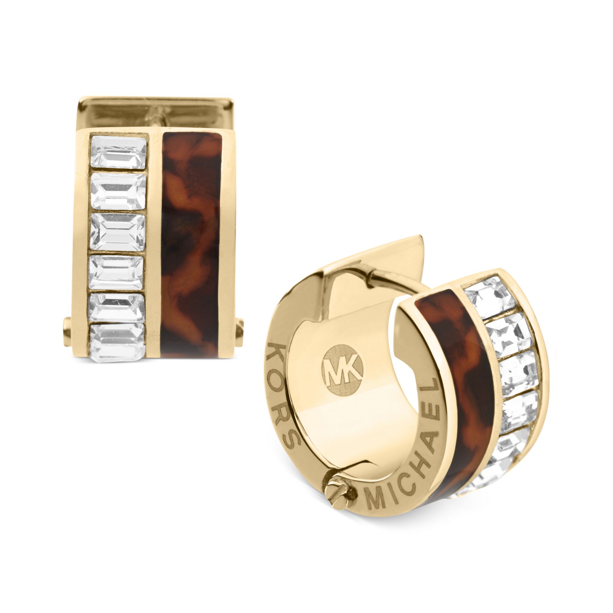 michael kors tortoise shell earrings