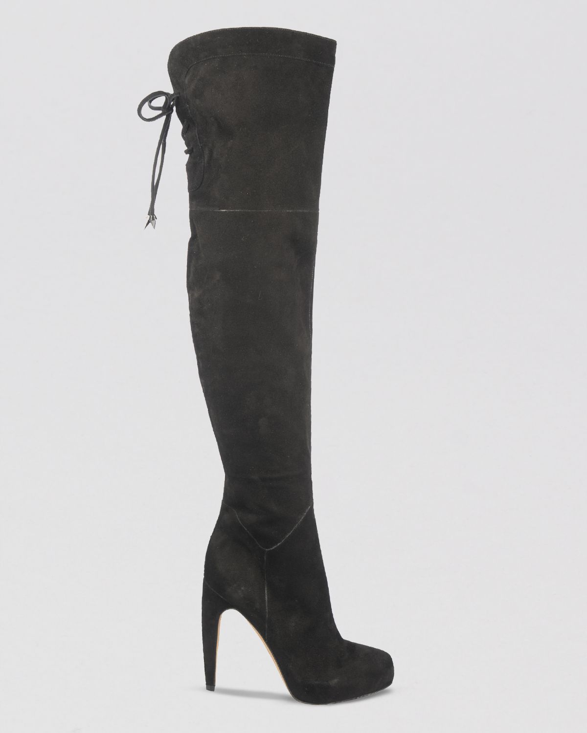 Lyst - Sam Edelman Over The Knee Dress Platform Boots - Kayla in Black