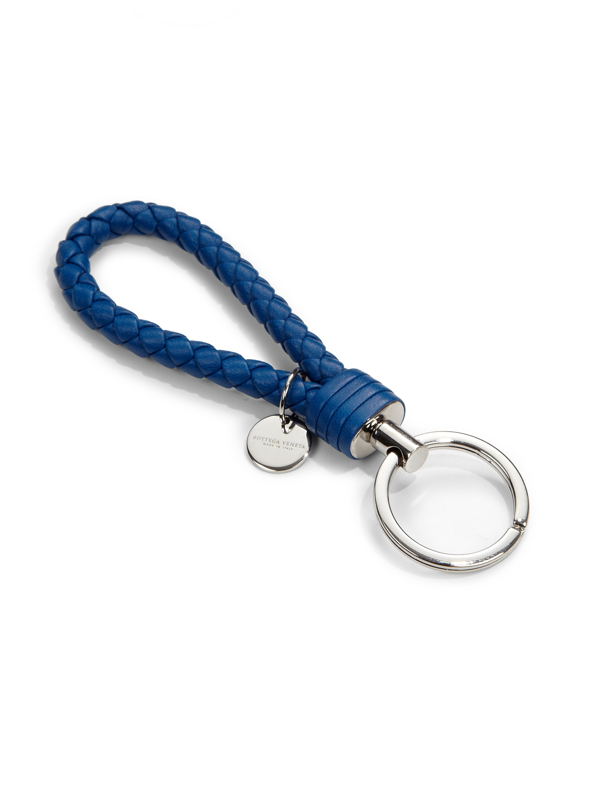 Bottega Veneta Key Ring in Blue for Men | Lyst
