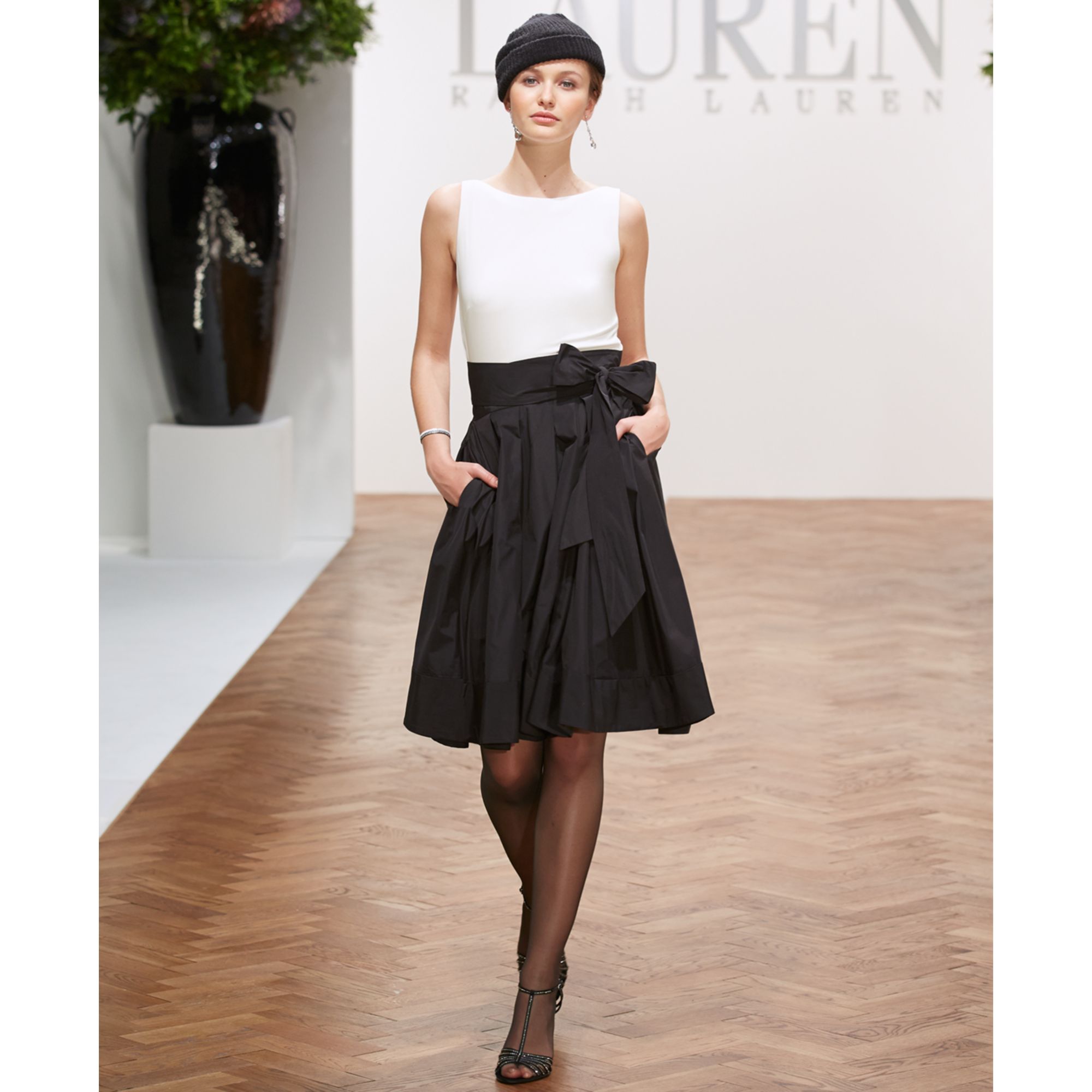 Lauren by ralph lauren Plus Size Dress Pleated Cocktail 