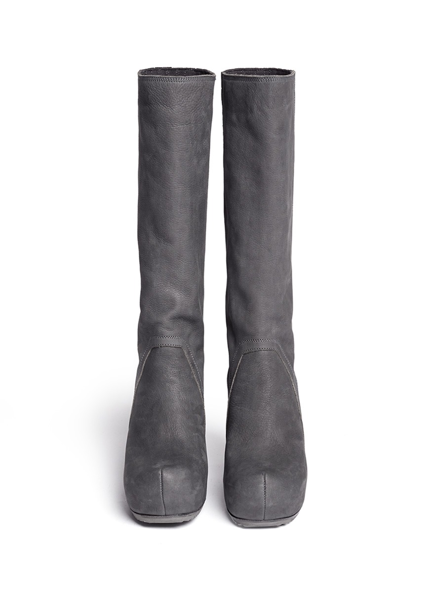 rick owens boots platform