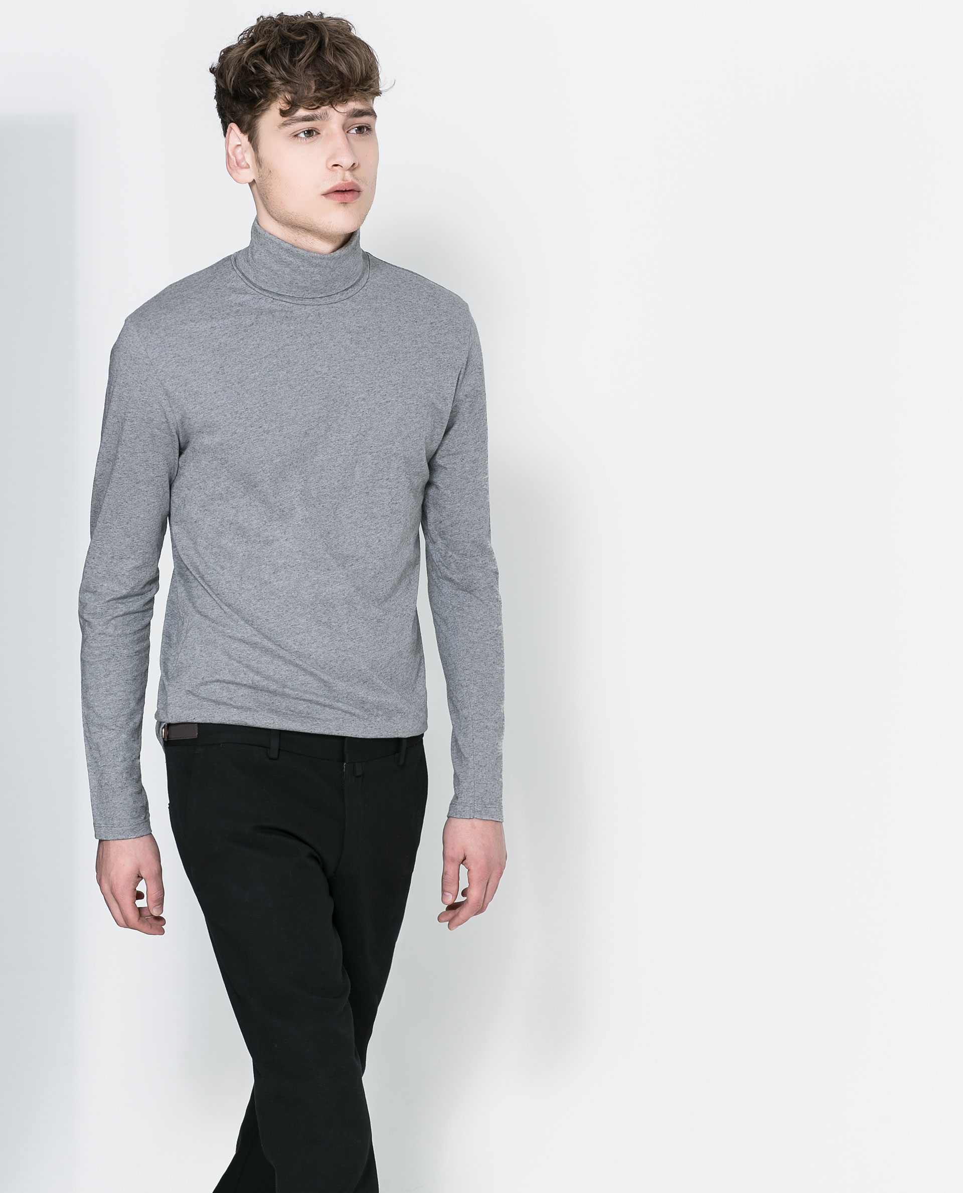 turtleneck men tshirt