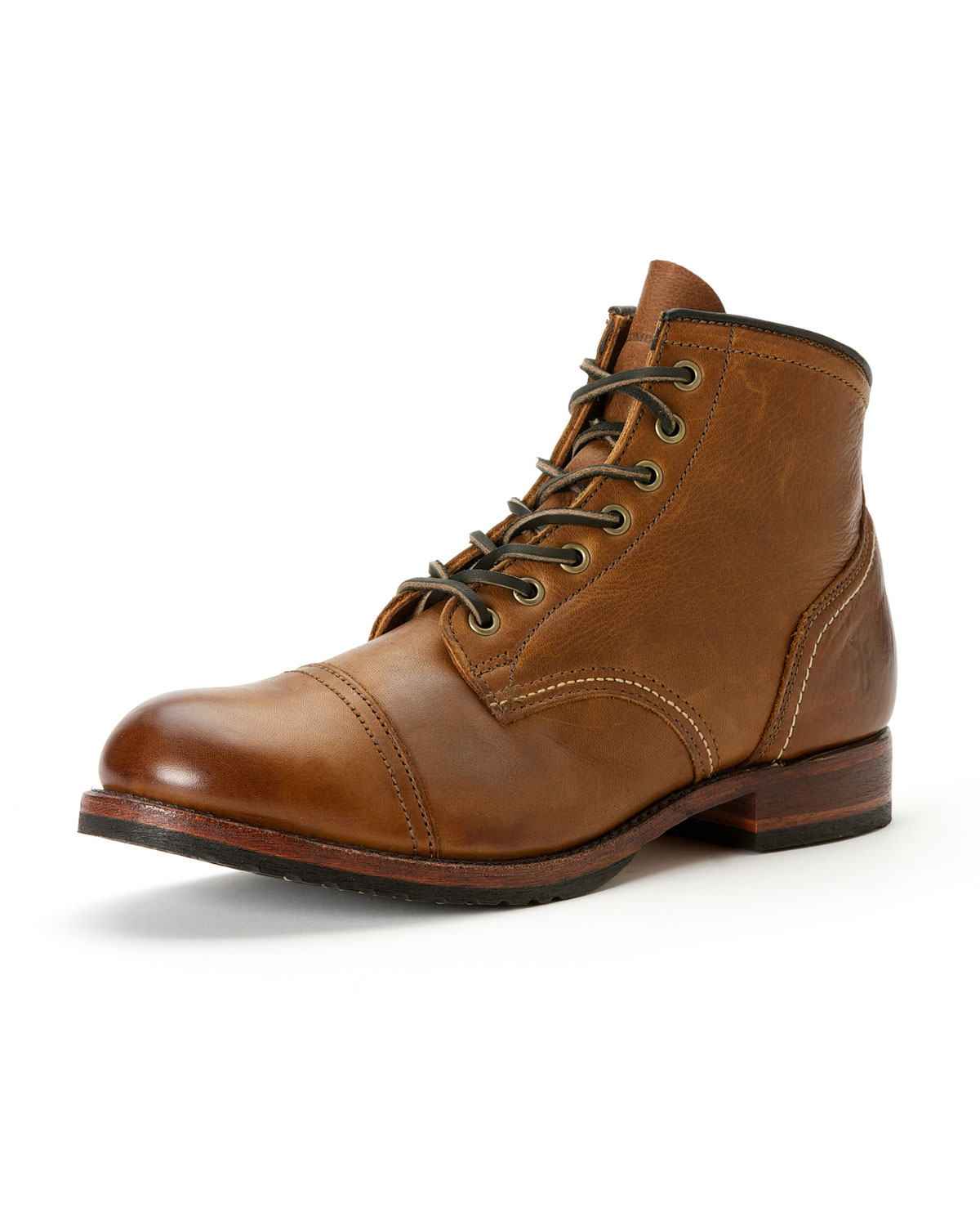 frye logan cap toe boot