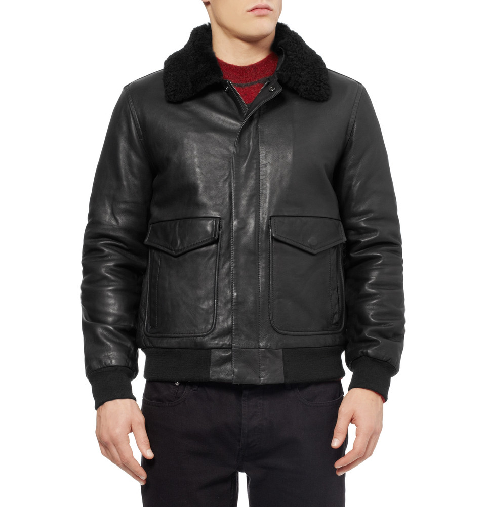 marc jacobs men's leather jacket