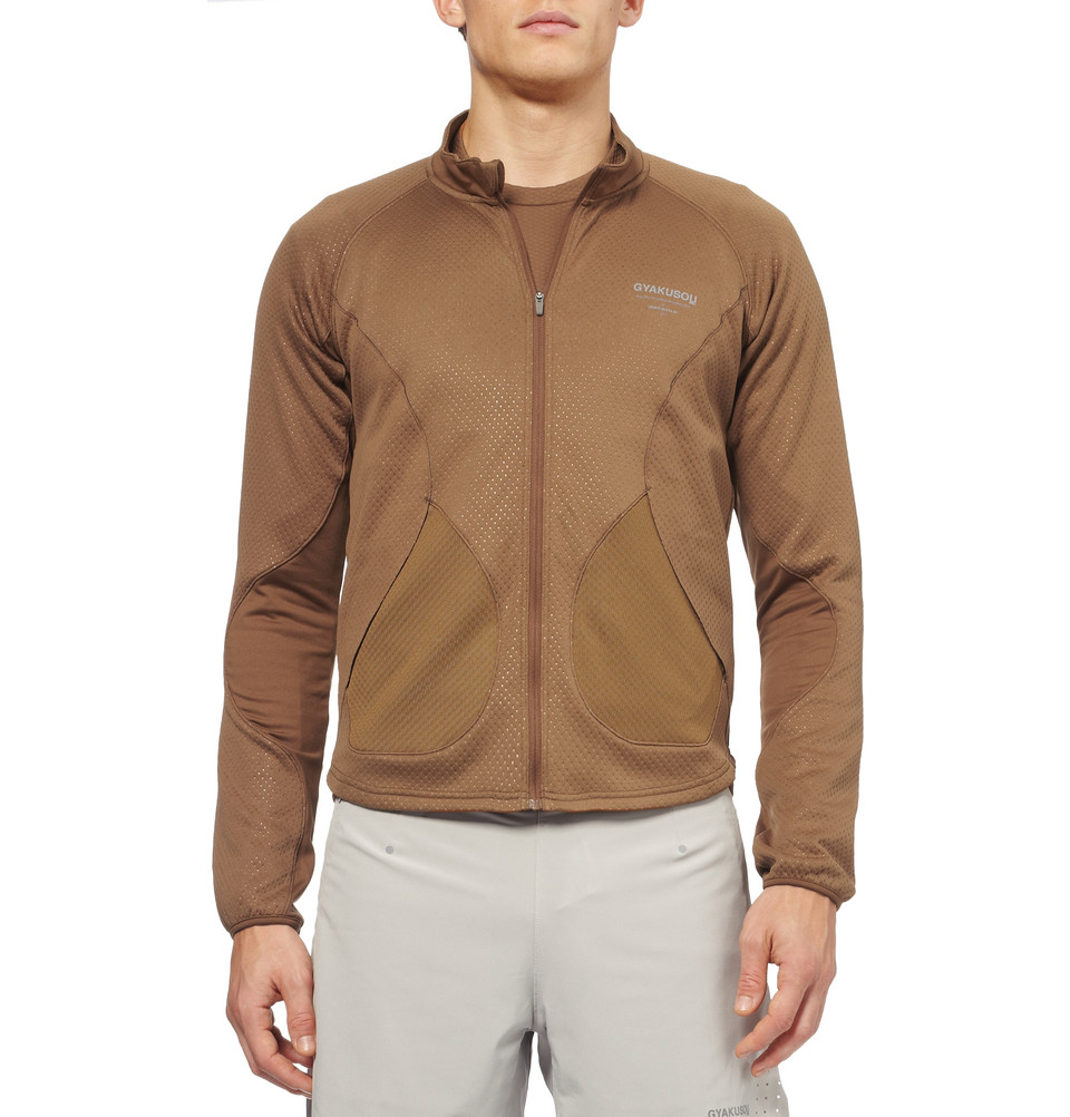 Nike Gyakusou Drifit Thermal Running Jacket in Brown for Men - Lyst