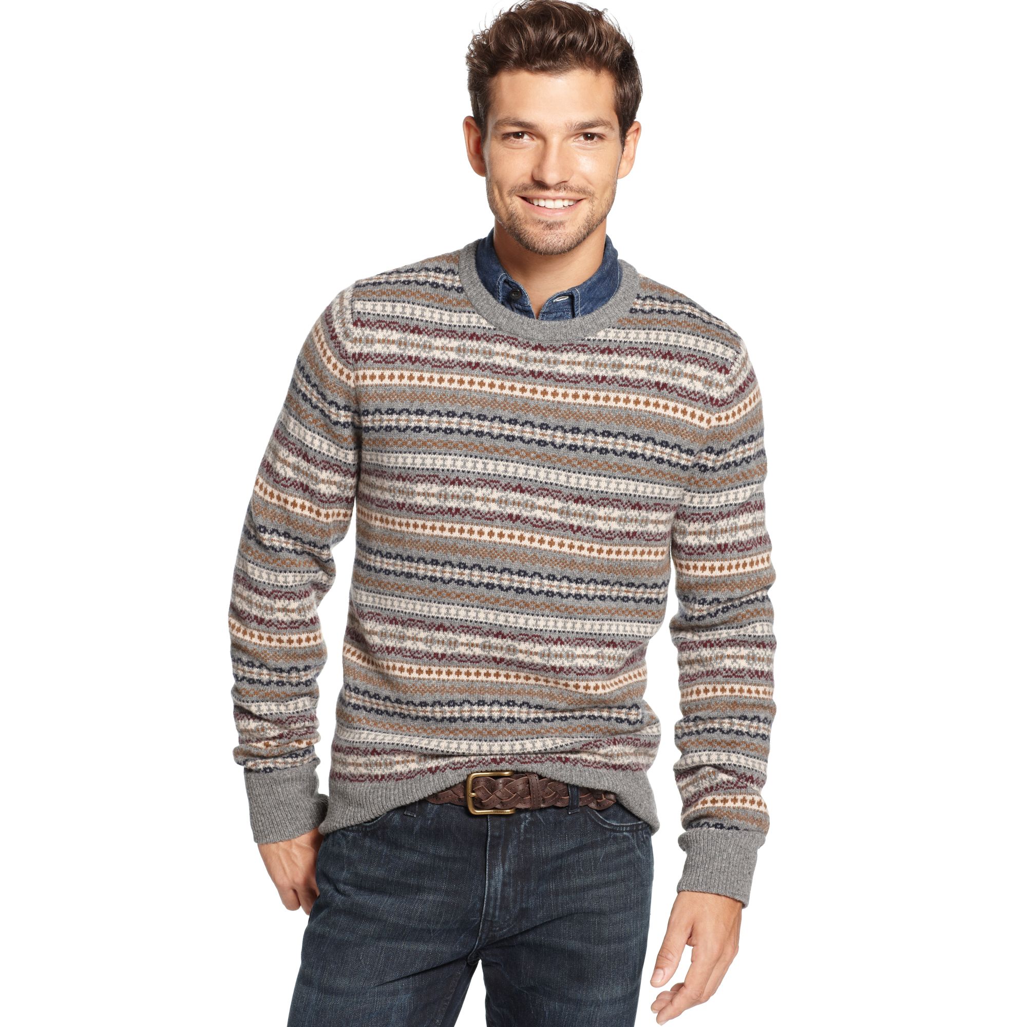 tommy hilfiger fair isle sweater