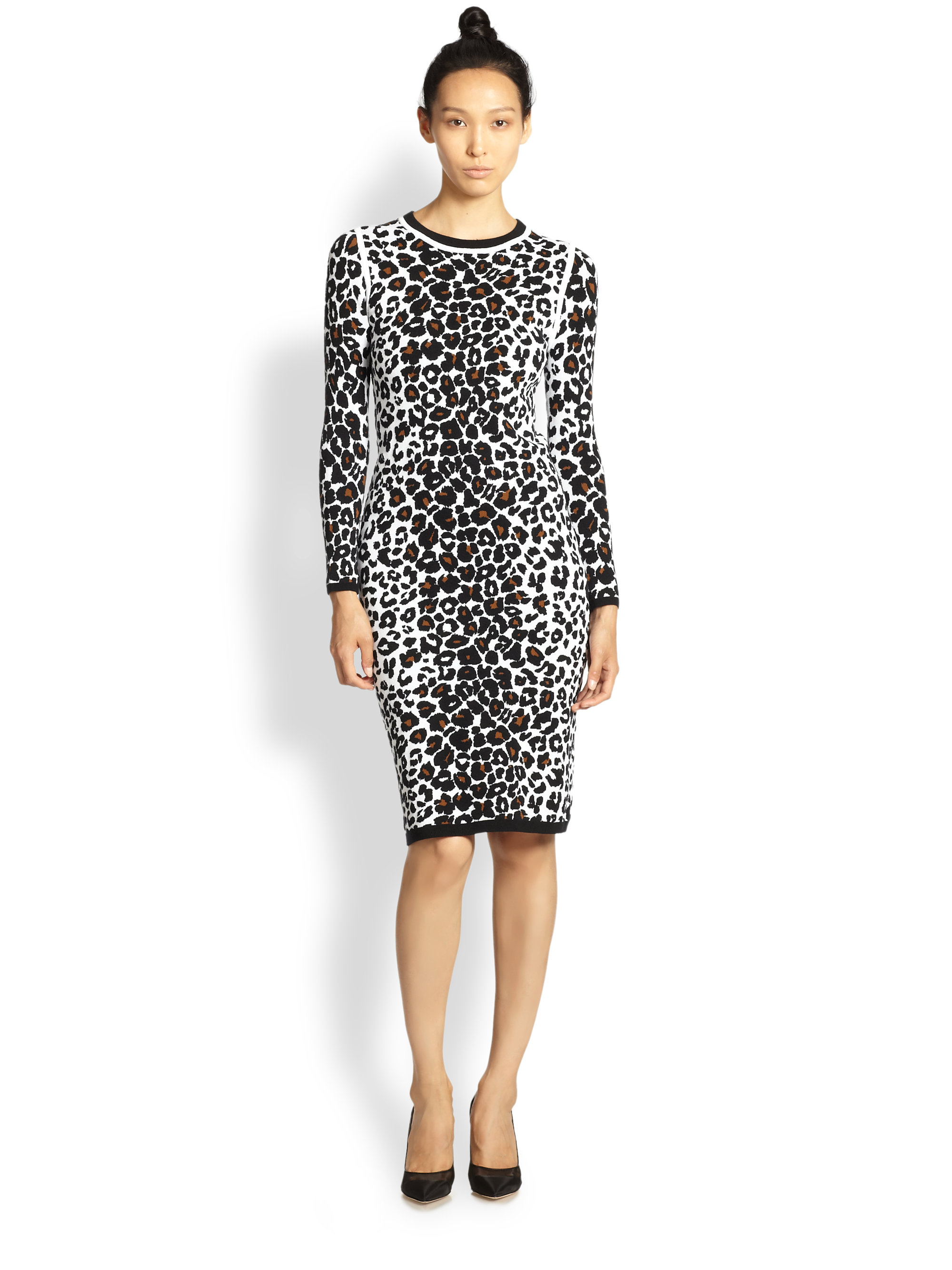 alc leopard dress
