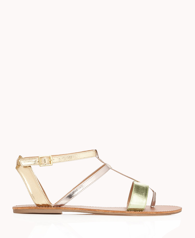 gladiator sandals forever 21 forever 21 metallic colorblocked gladiator sandals in gladiator sandals forever 21 forever 21 metallic colorblocked gladiator sandals in