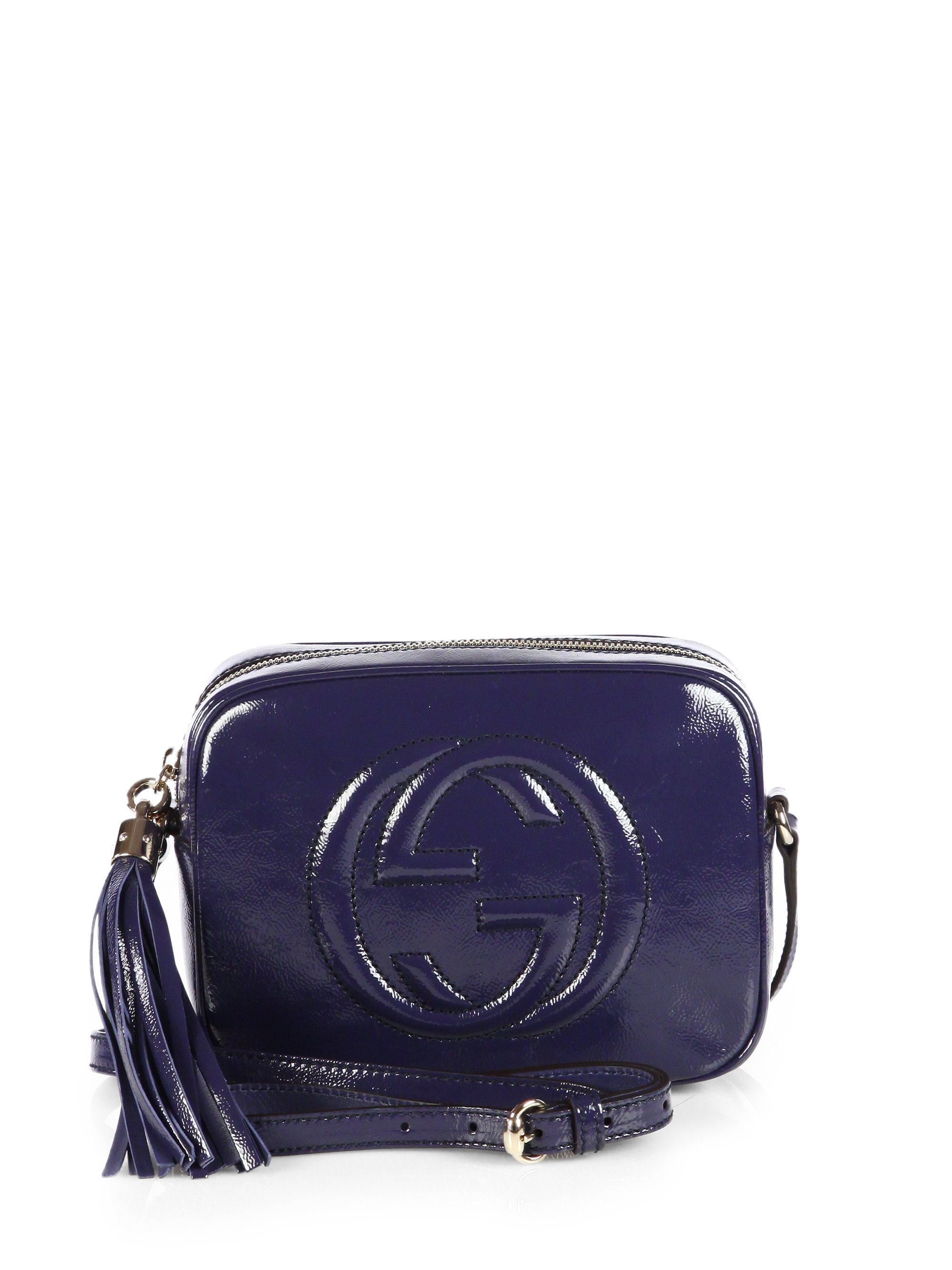 gucci soho patent leather bag
