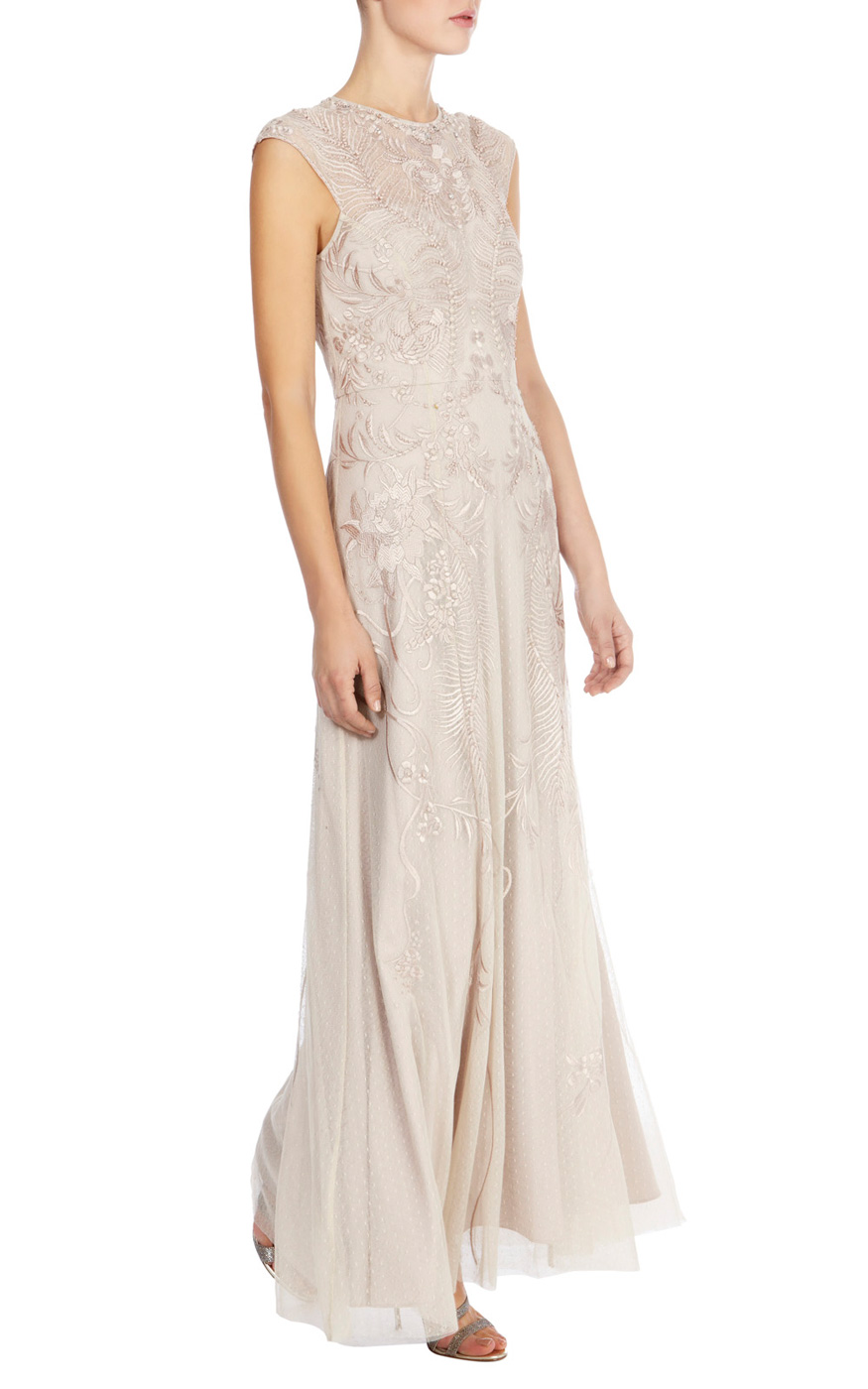 karen millen white maxi dress