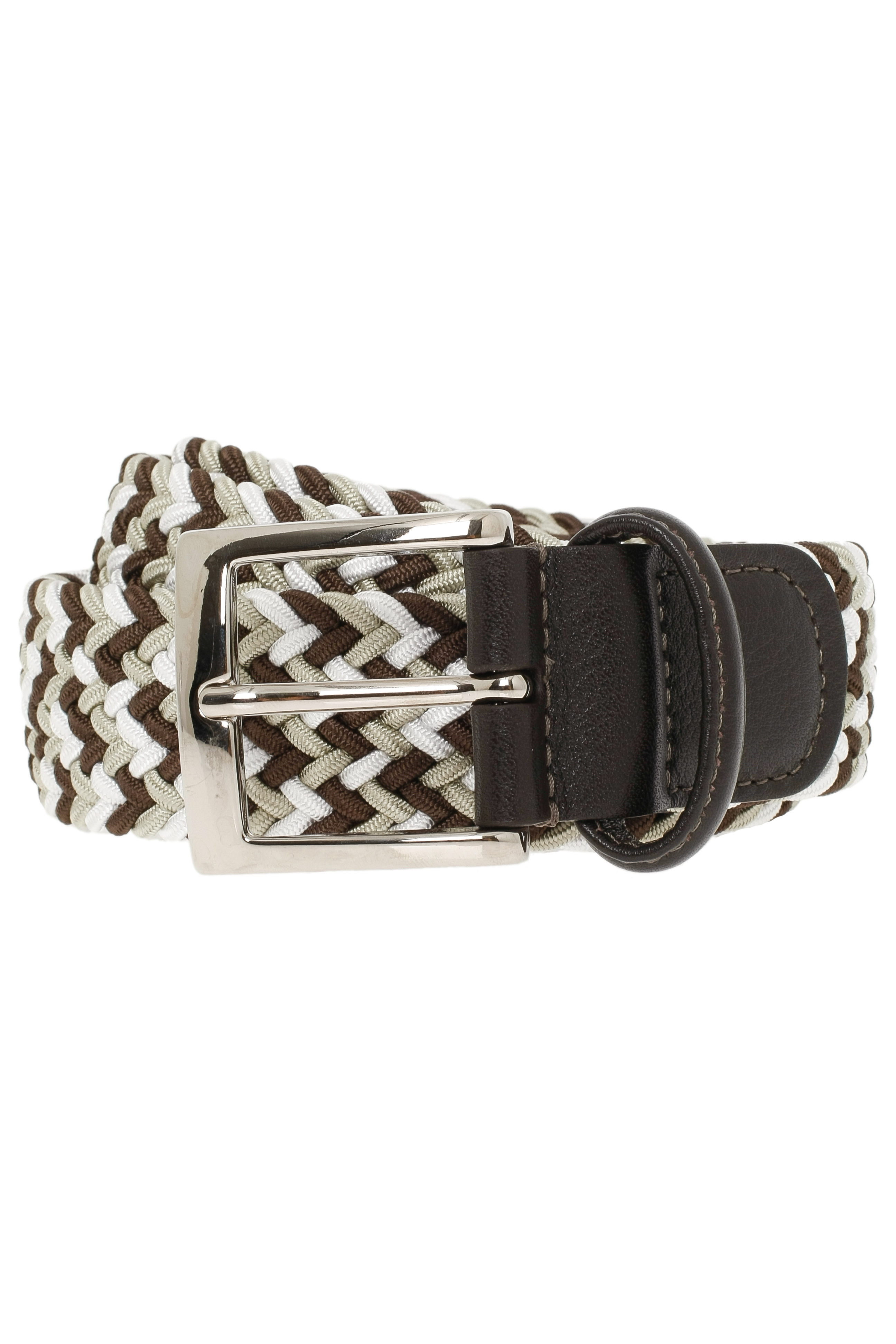 Lyst - Andersons Stretch Woven Multi Col Belt in Black for Men