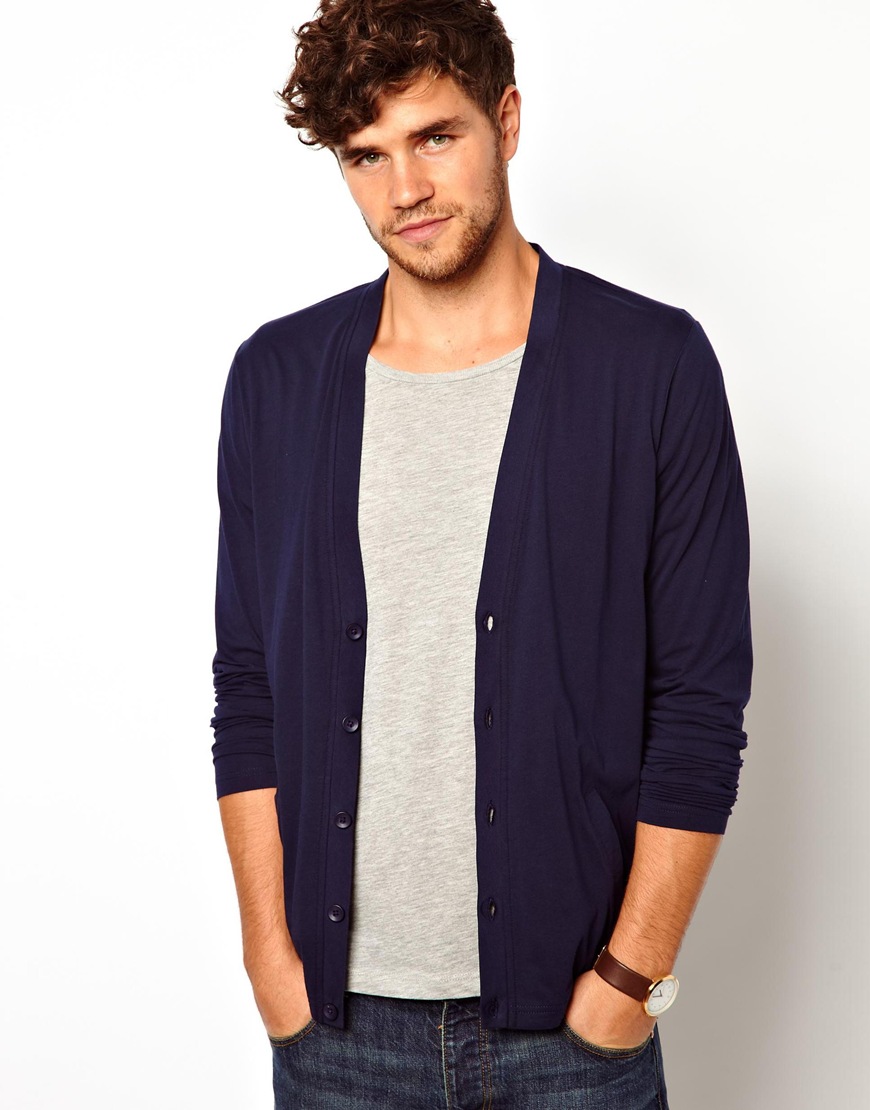 Jack Photoshoot (presented well) Blue Cardigan - want undershirt to be ...