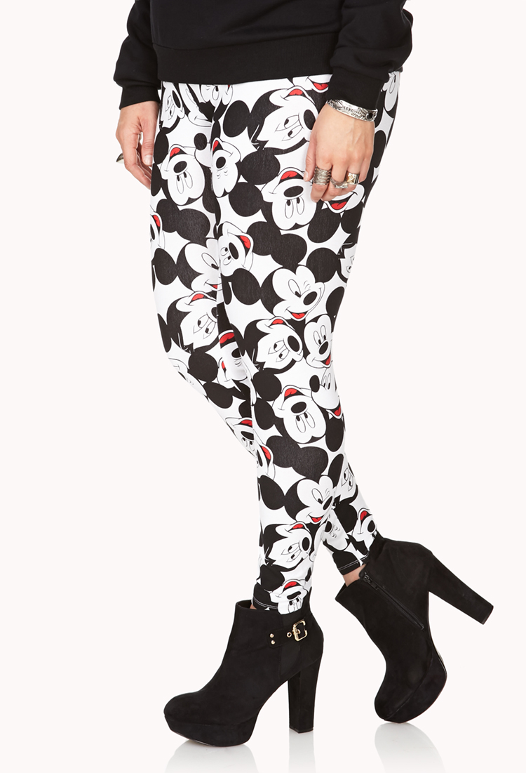 mickey mouse capri leggings> OFF51