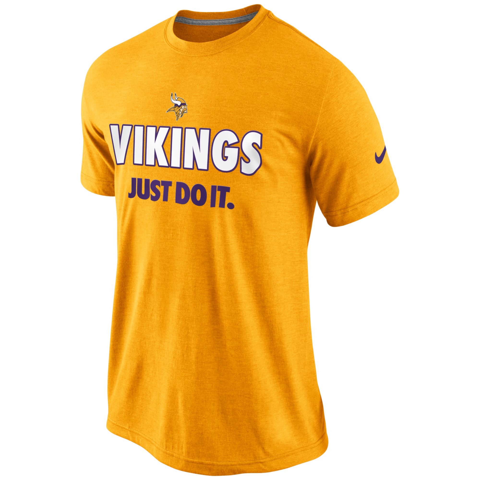 Nike Men's Short-Sleeve Minnesota Vikings T-Shirt in Yellow for Men | Lyst