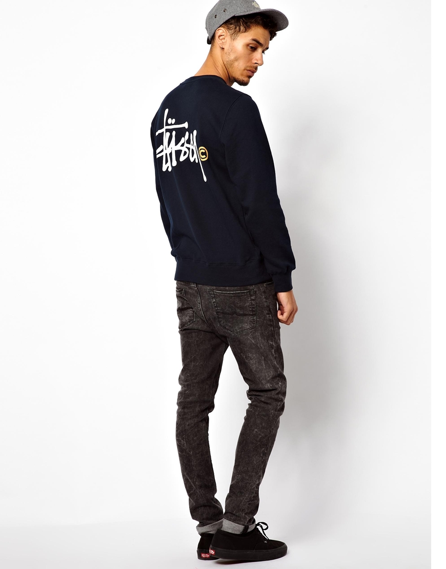 mens stussy sweatshirt