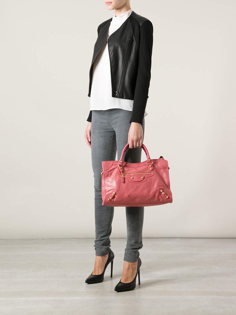 Lyst - Balenciaga Arena Classic City Bag in Pink