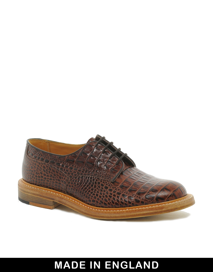 Panache Trickers Woodstock Derby Shoes in Brown for Men | Lyst