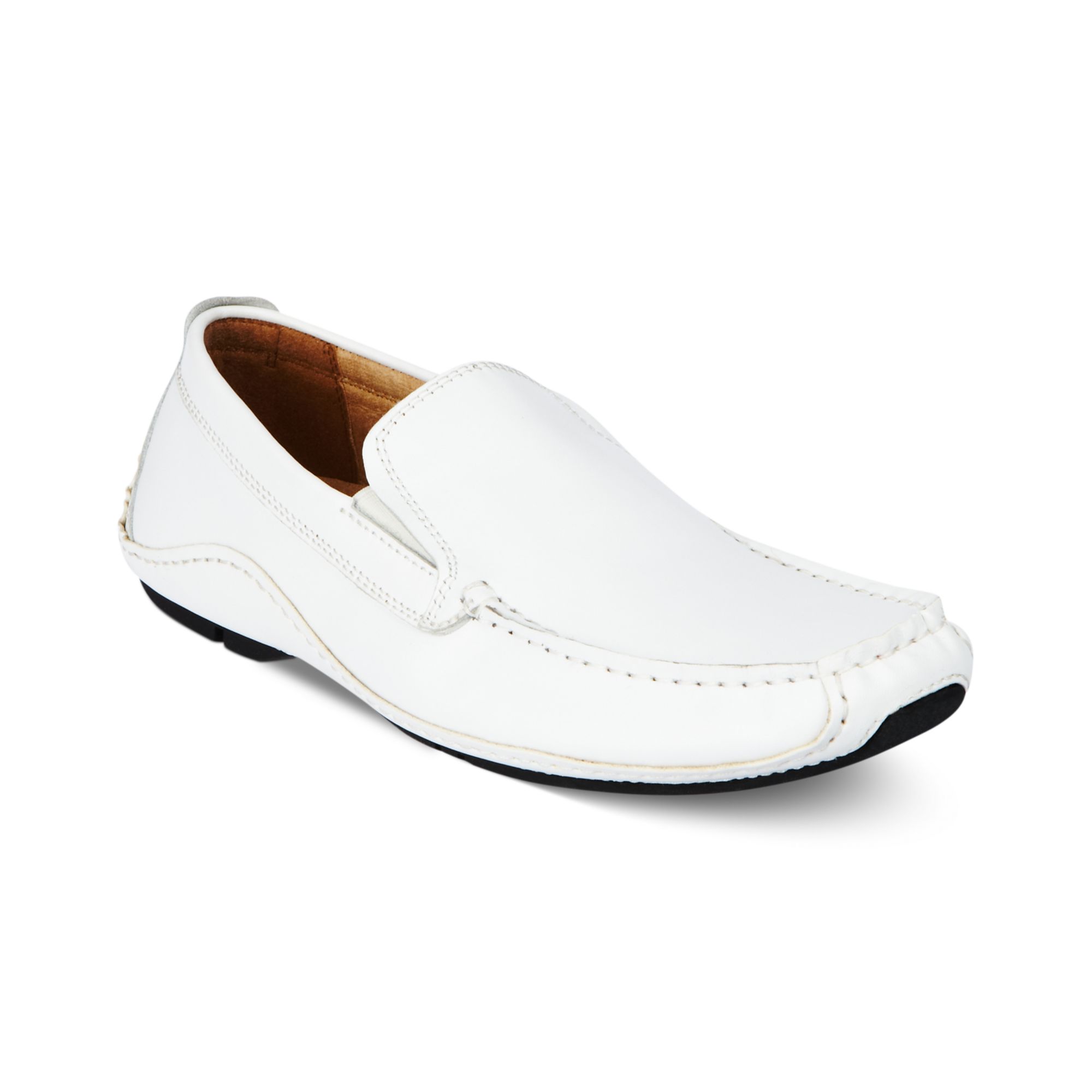 Steve Madden Rocckit Loafers in White 