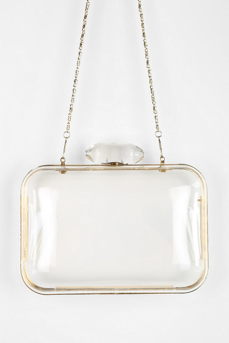 clear shoulder purse