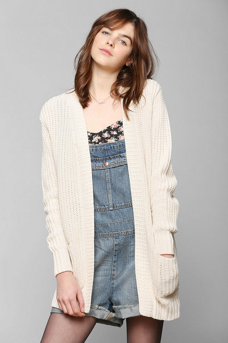 urban outfitters white cardigan