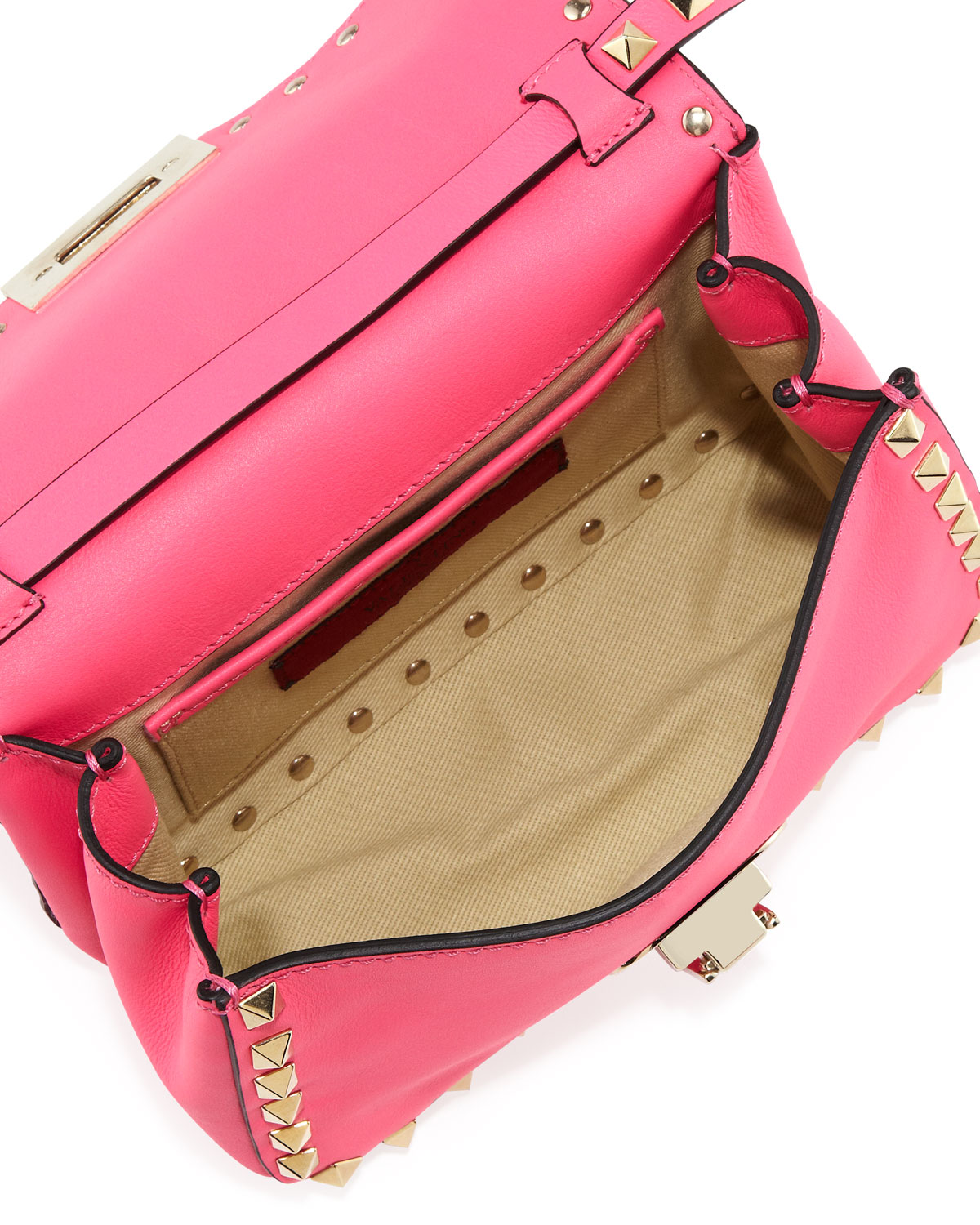 Valentino Rockstud Mini Crossbody Bag Pink - Lyst