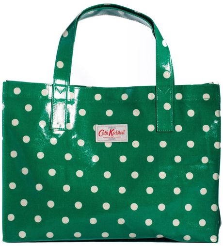 cath kidston green spot purse