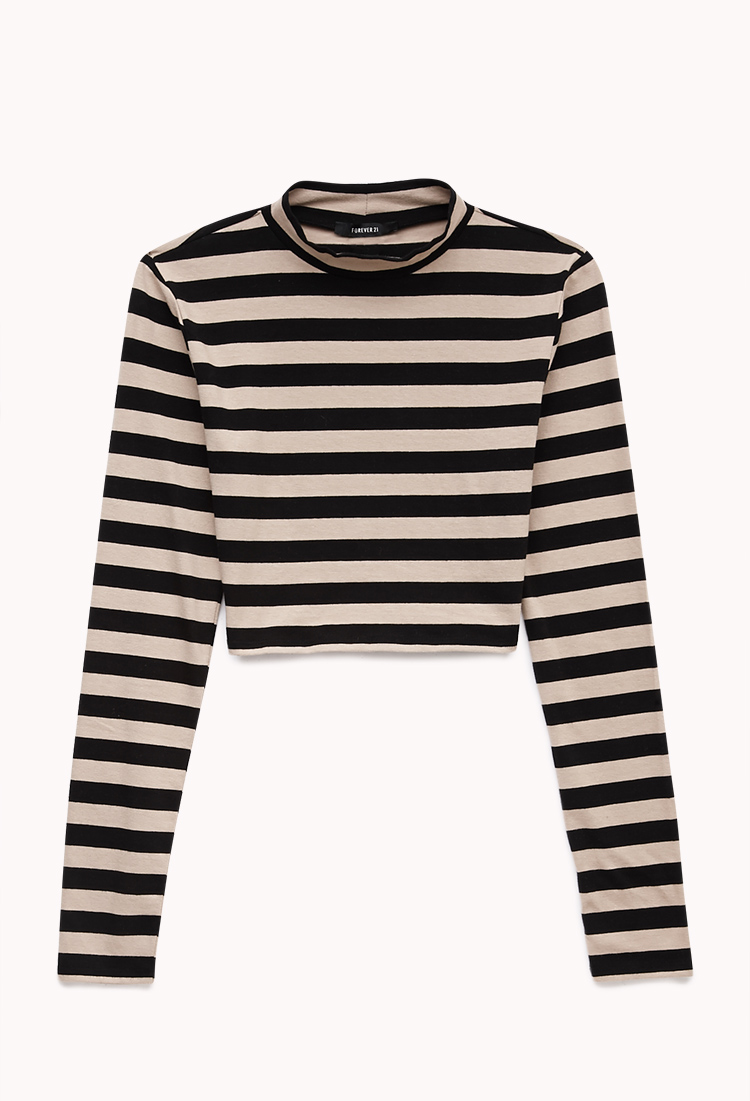 striped long sleeve shirt forever 21