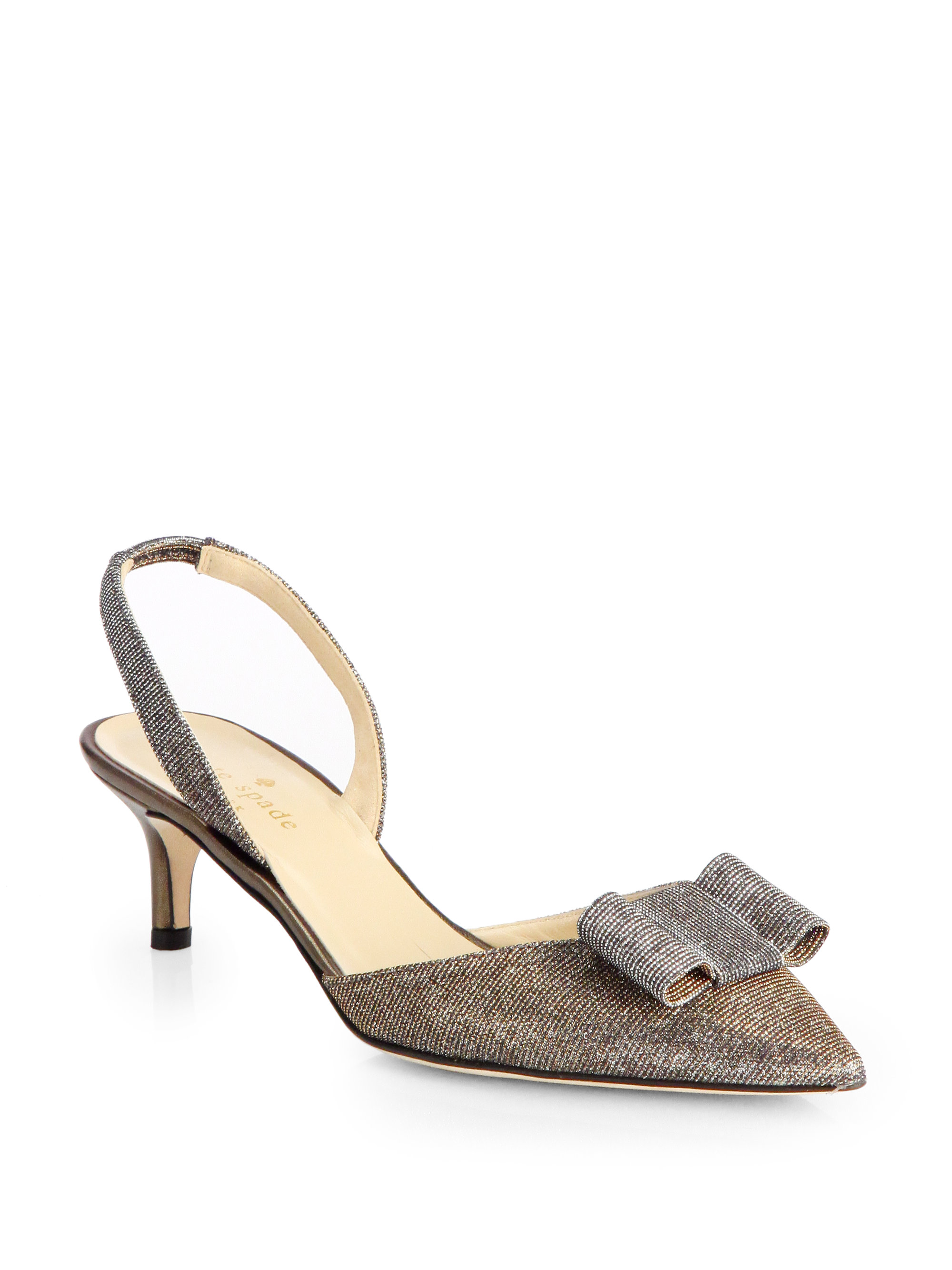 bronze slingback shoes